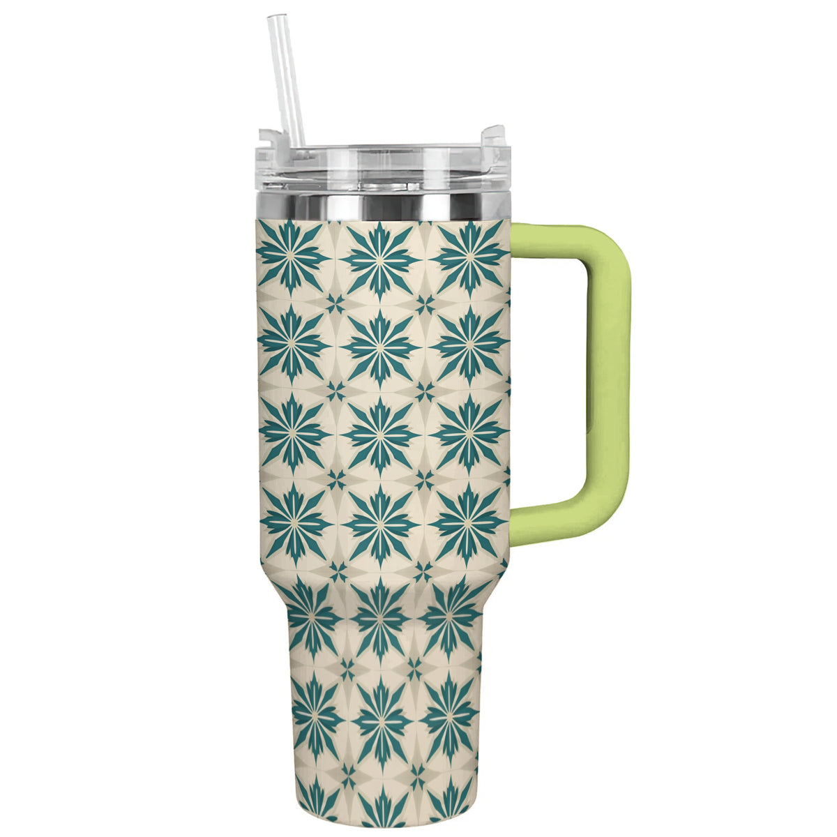 Spheregoods Tumbler Teal Blossom