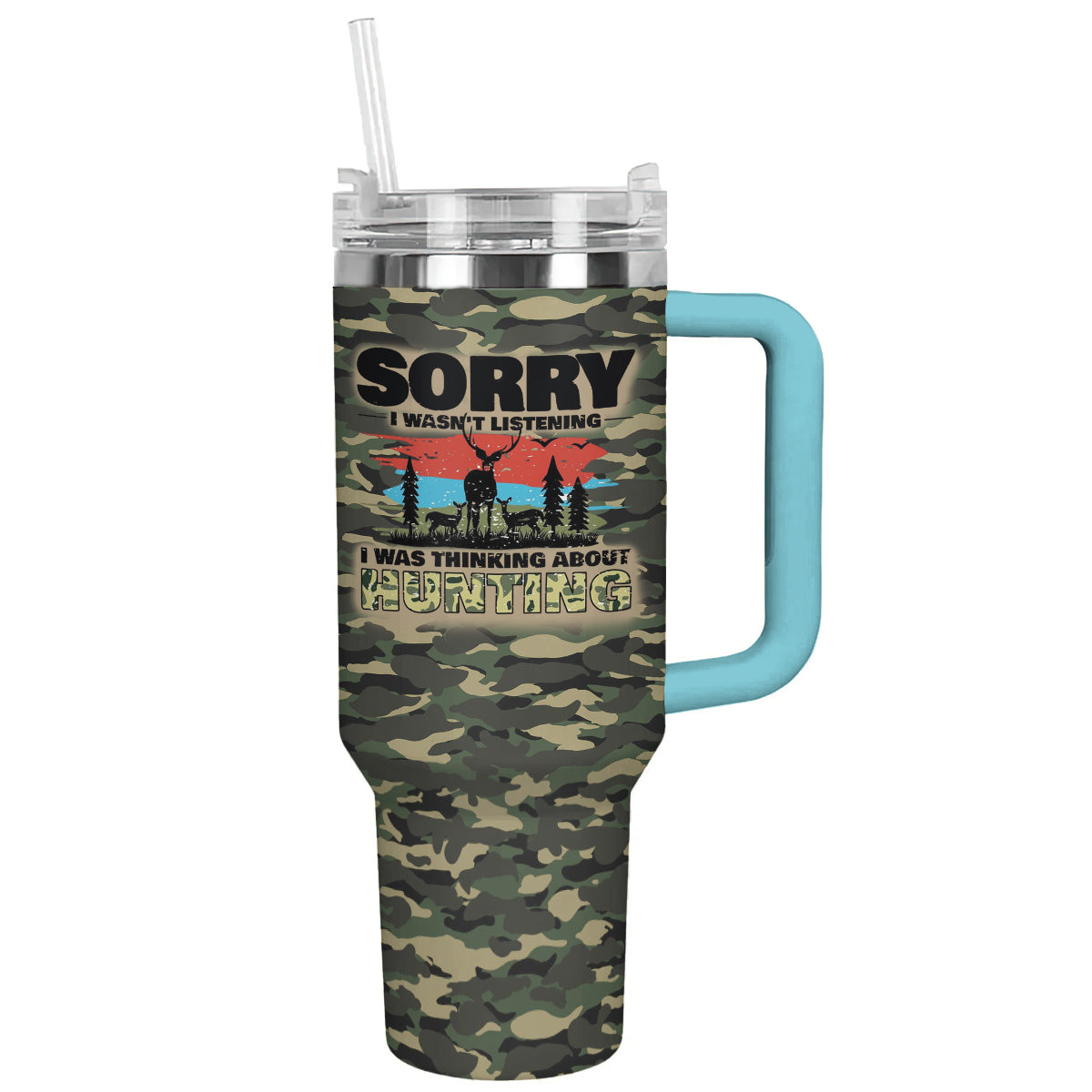 Spheregoods Tumbler Forever Hunting Thoughts