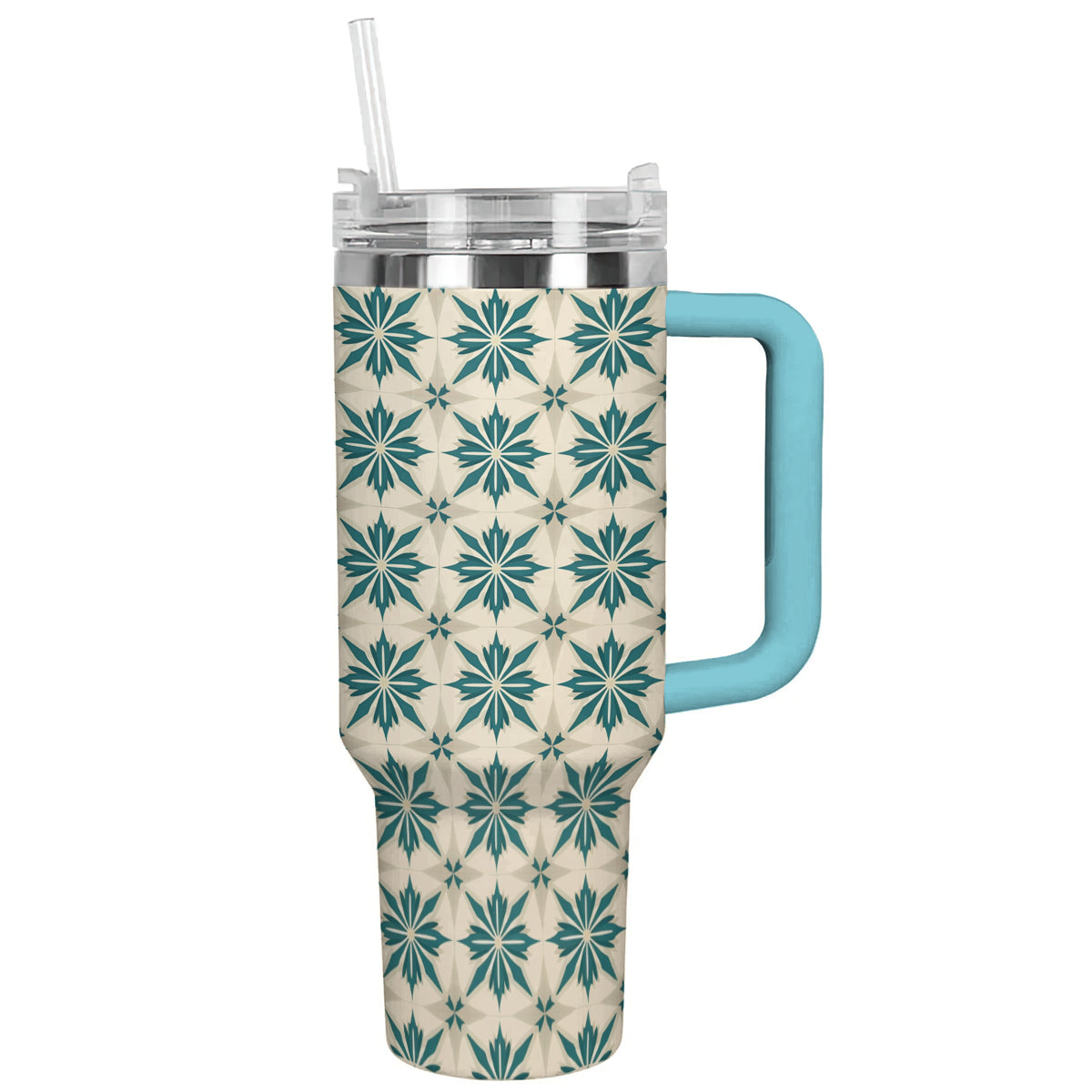 Spheregoods Tumbler Teal Blossom