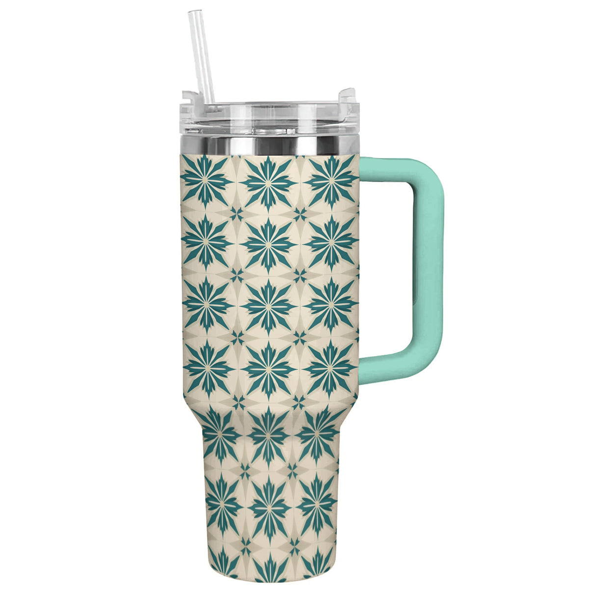 Spheregoods Tumbler Teal Blossom