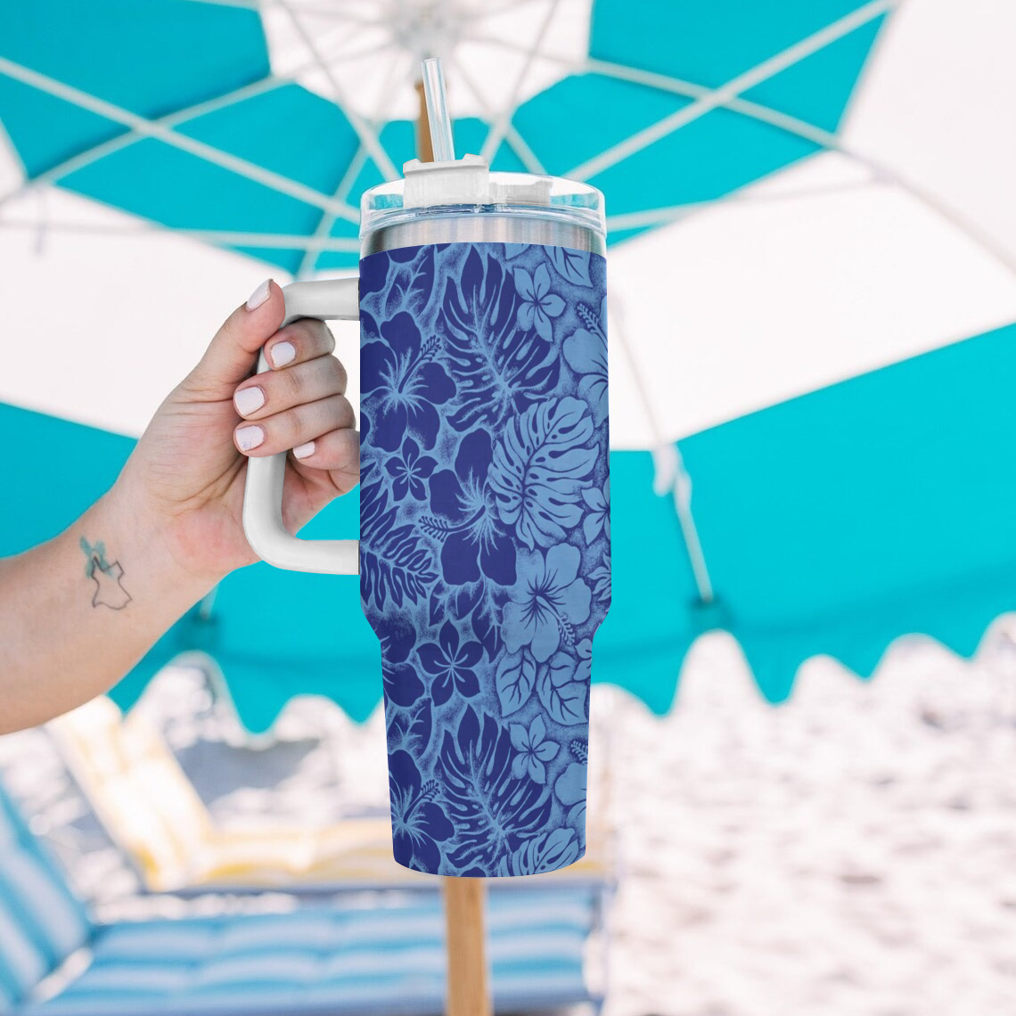 Spheregoods Tumbler Blue Lagoon Mug
