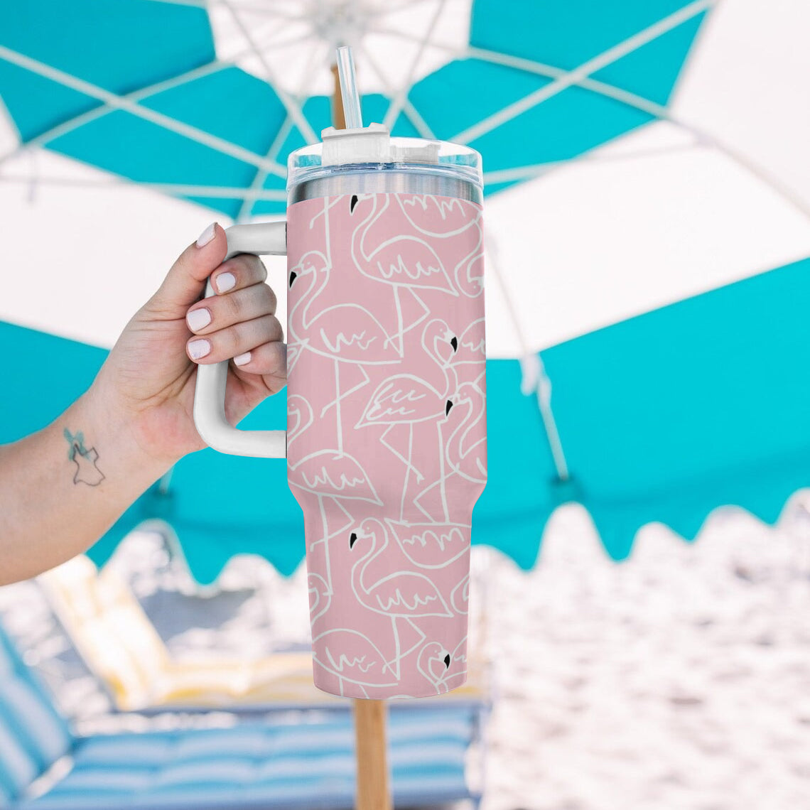 Spheregoods Tumbler Blushing Tropics