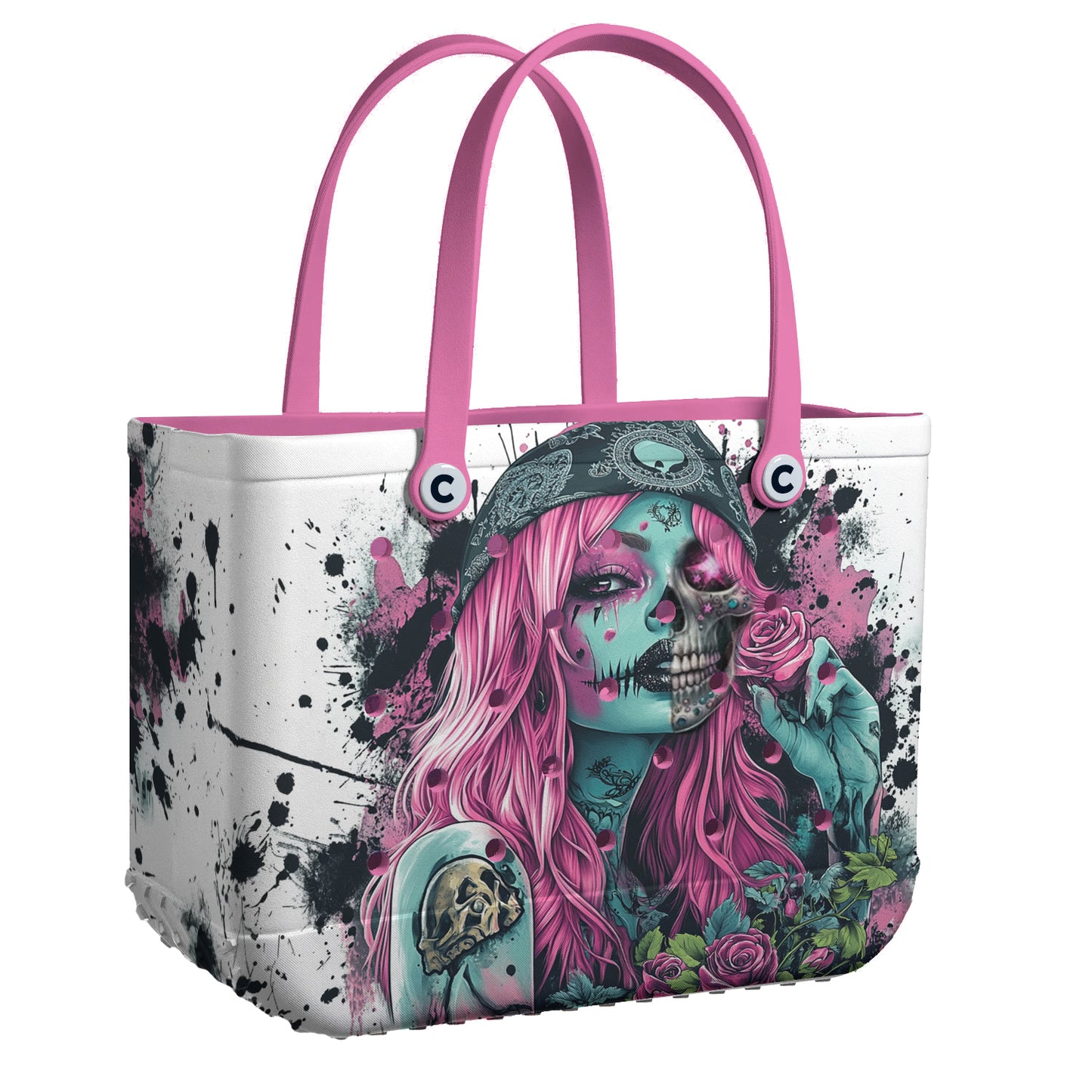 Spheregoods Cee™ Bag Crimson Rose Skull