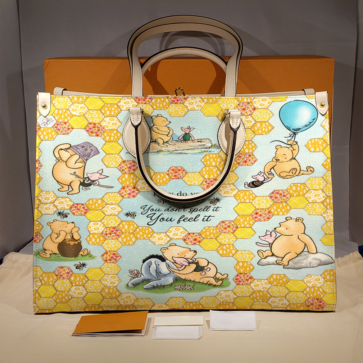 Spheregoods Leather Bag Pooh The Love