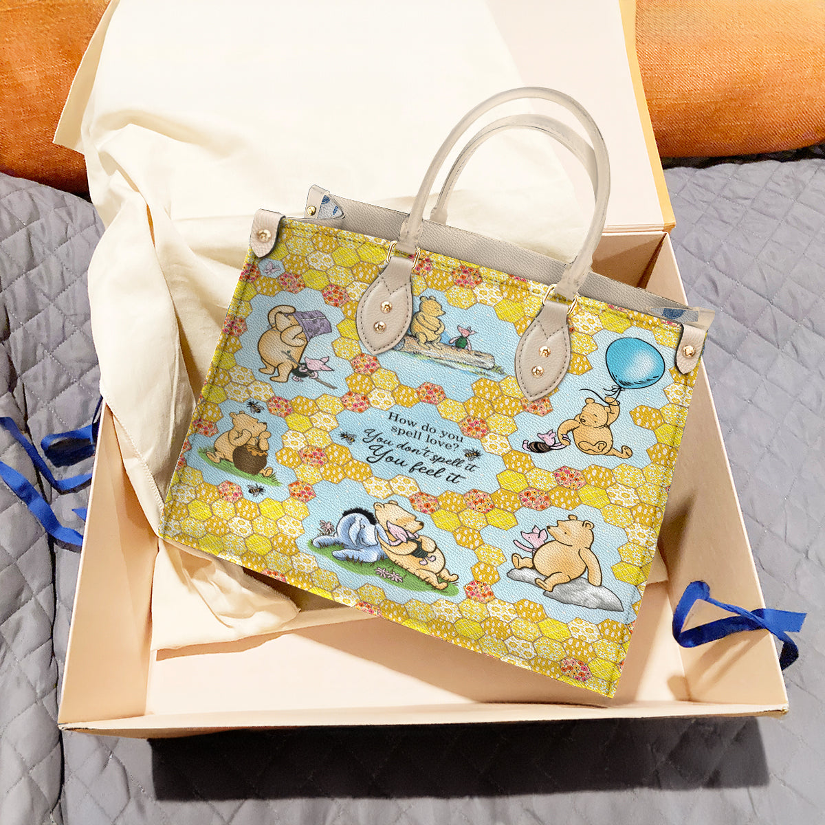 Spheregoods Leather Bag Pooh The Love