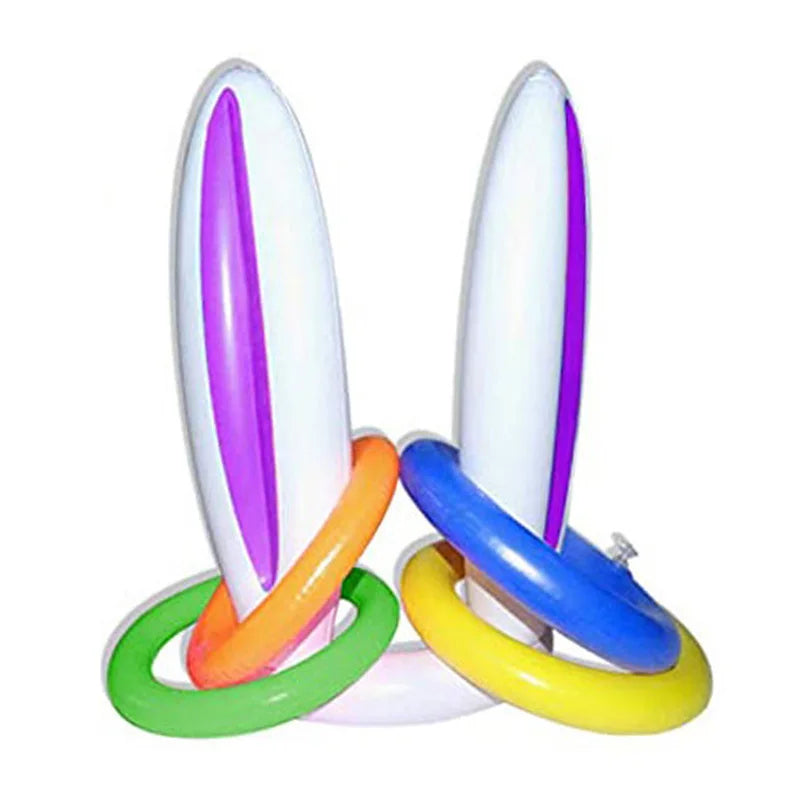 SphereGoods 5Pcs Inflatable Pool Toys Ring Toss