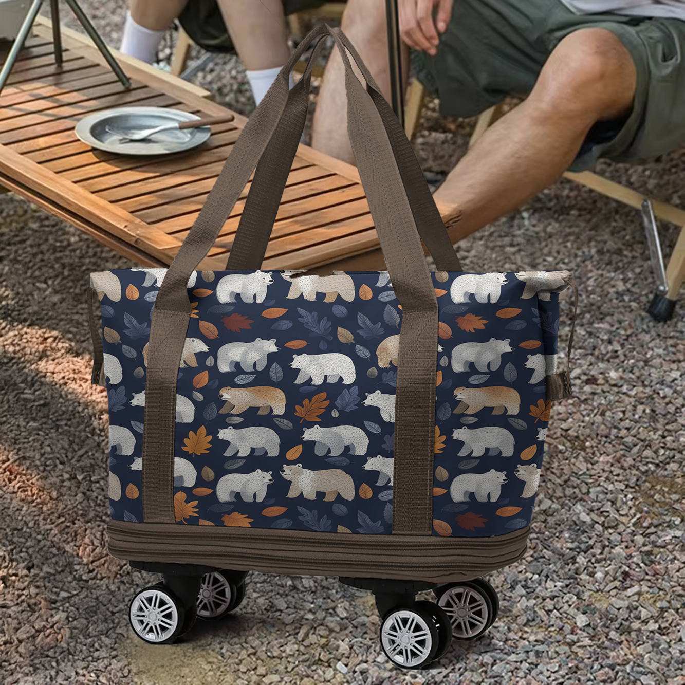 Spheregoods™ Luggage Bag Beary Autumn