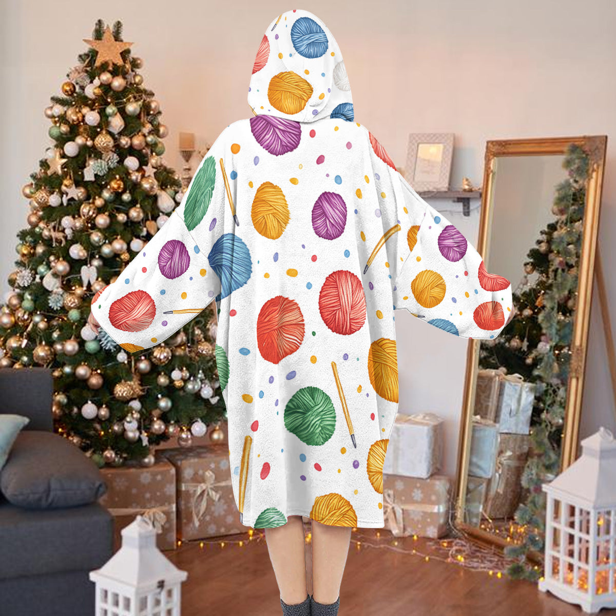 Spheregoods Huggie Blanket Rainbow Balls