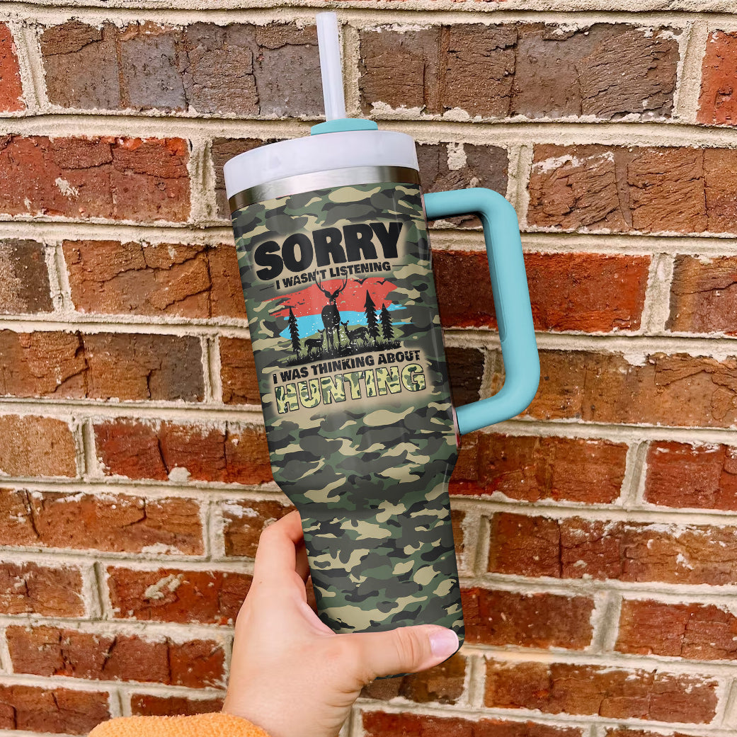 Spheregoods Tumbler Forever Hunting Thoughts