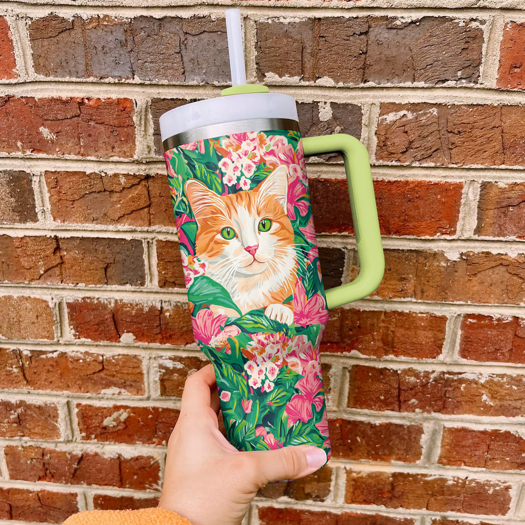 Spheregoods Tumbler Meowtropical
