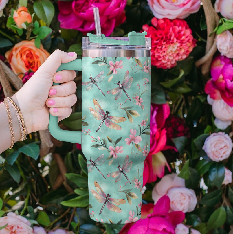 Spheregoods Tumbler Dragonfly Days of Summer