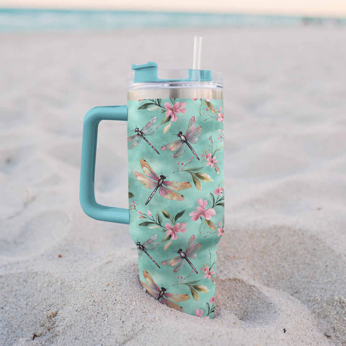 Spheregoods Tumbler Dragonfly Days of Summer