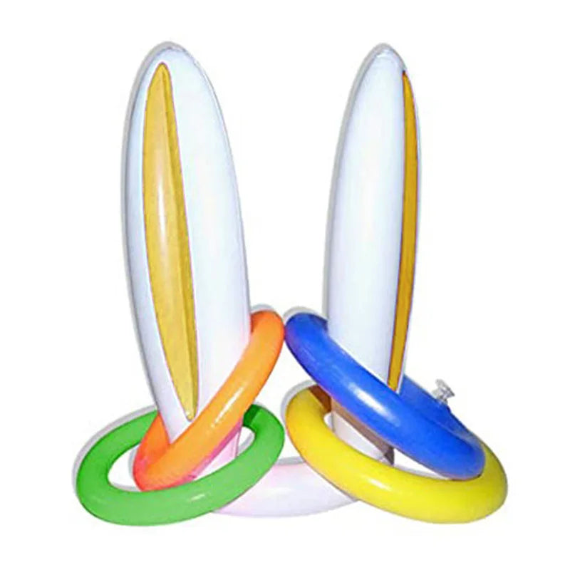 SphereGoods 5Pcs Inflatable Pool Toys Ring Toss