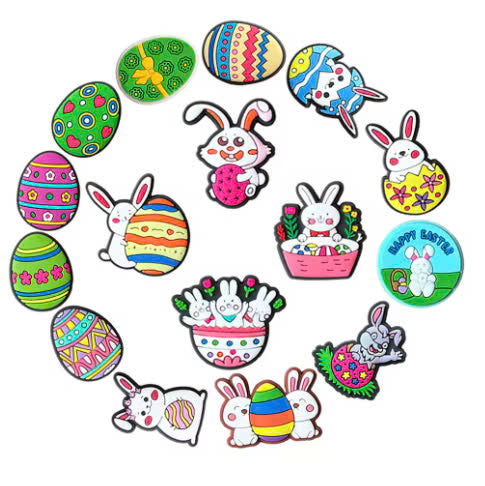 Happy Easter Charms - 16pcs set