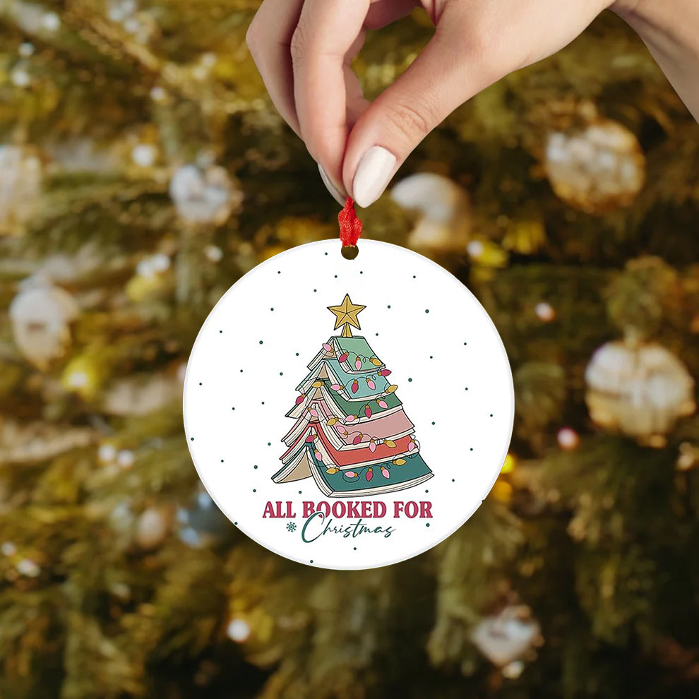 Spheregoods 2D Acrylic Ornament All Booked For Christmas