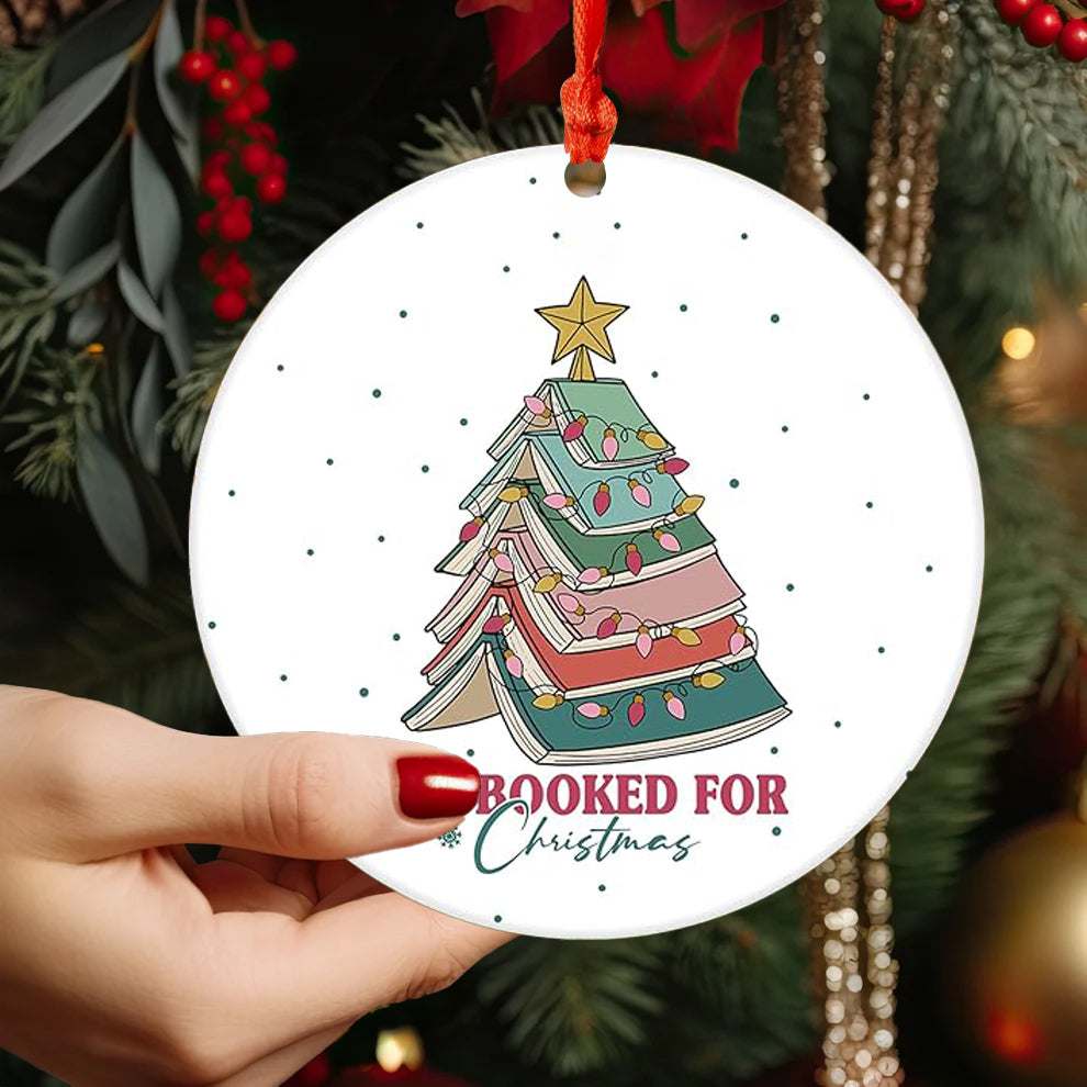 Spheregoods 2D Acrylic Ornament All Booked For Christmas