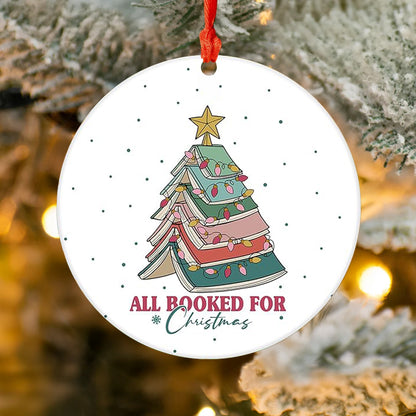 Spheregoods 2D Acrylic Ornament All Booked For Christmas