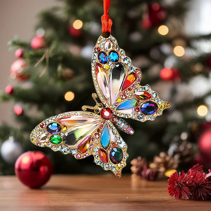 Spheregoods 2D Acrylic Ornament Crystal Butterfly