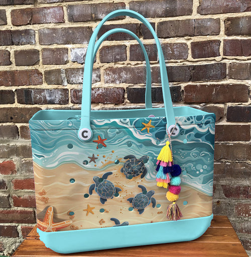Spheregoods Beach Bag Little Sea Turtles