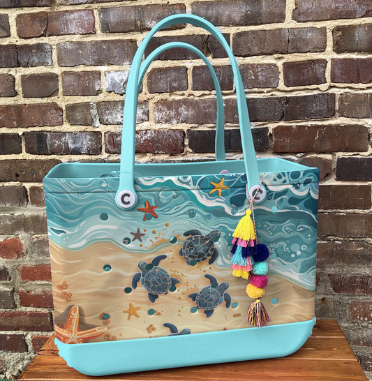 Spheregoods Beach Bag Little Sea Turtles