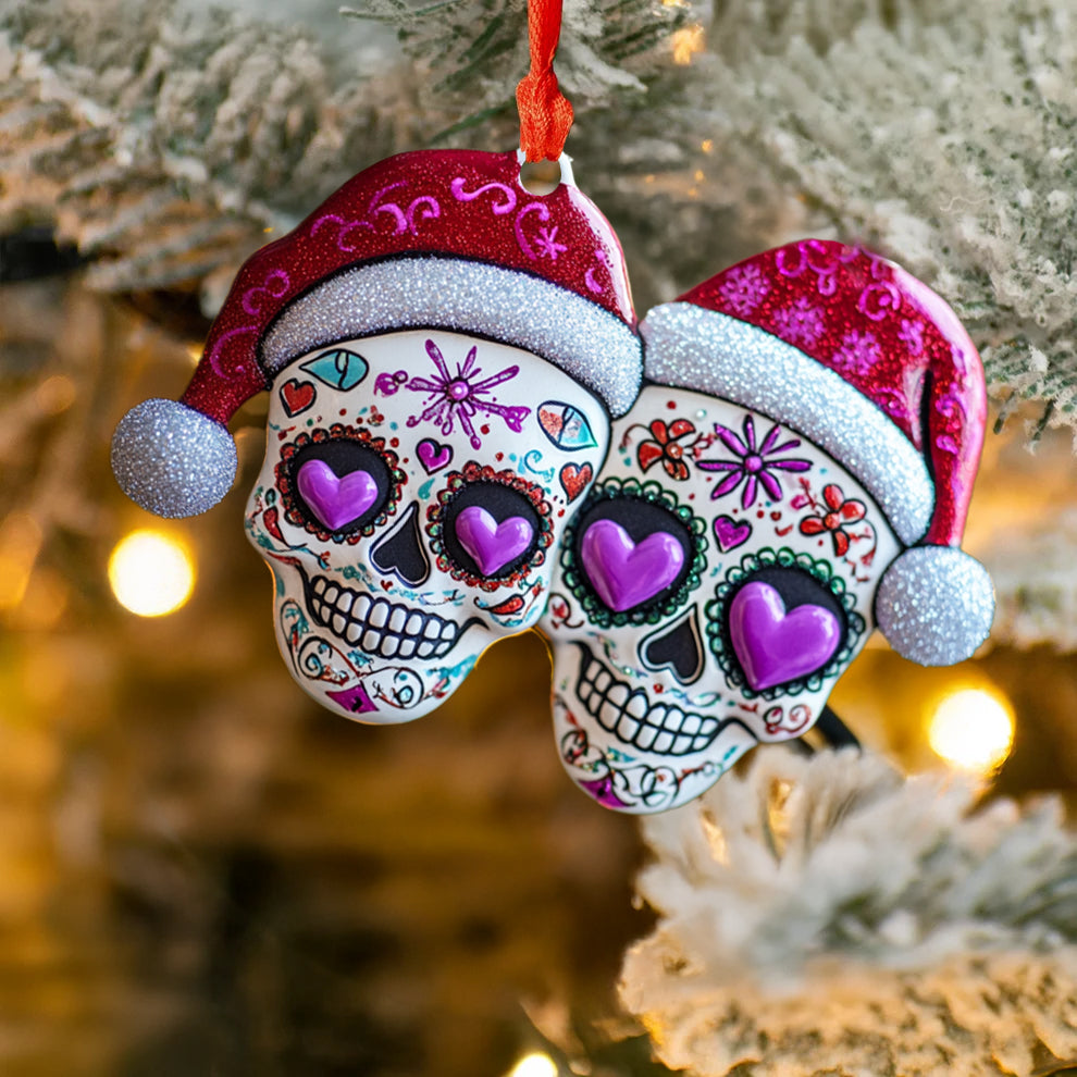 Spheregoods 2D Acrylic Ornament Sugar Skull