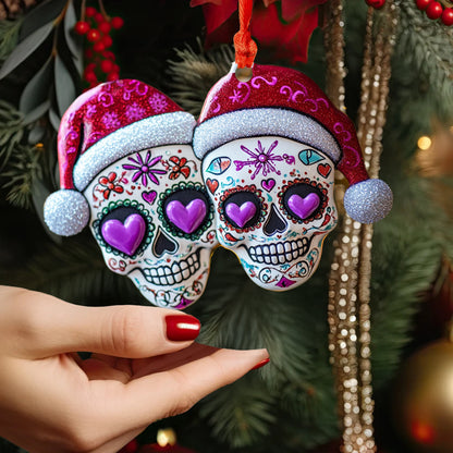 Spheregoods 2D Acrylic Ornament Sugar Skull