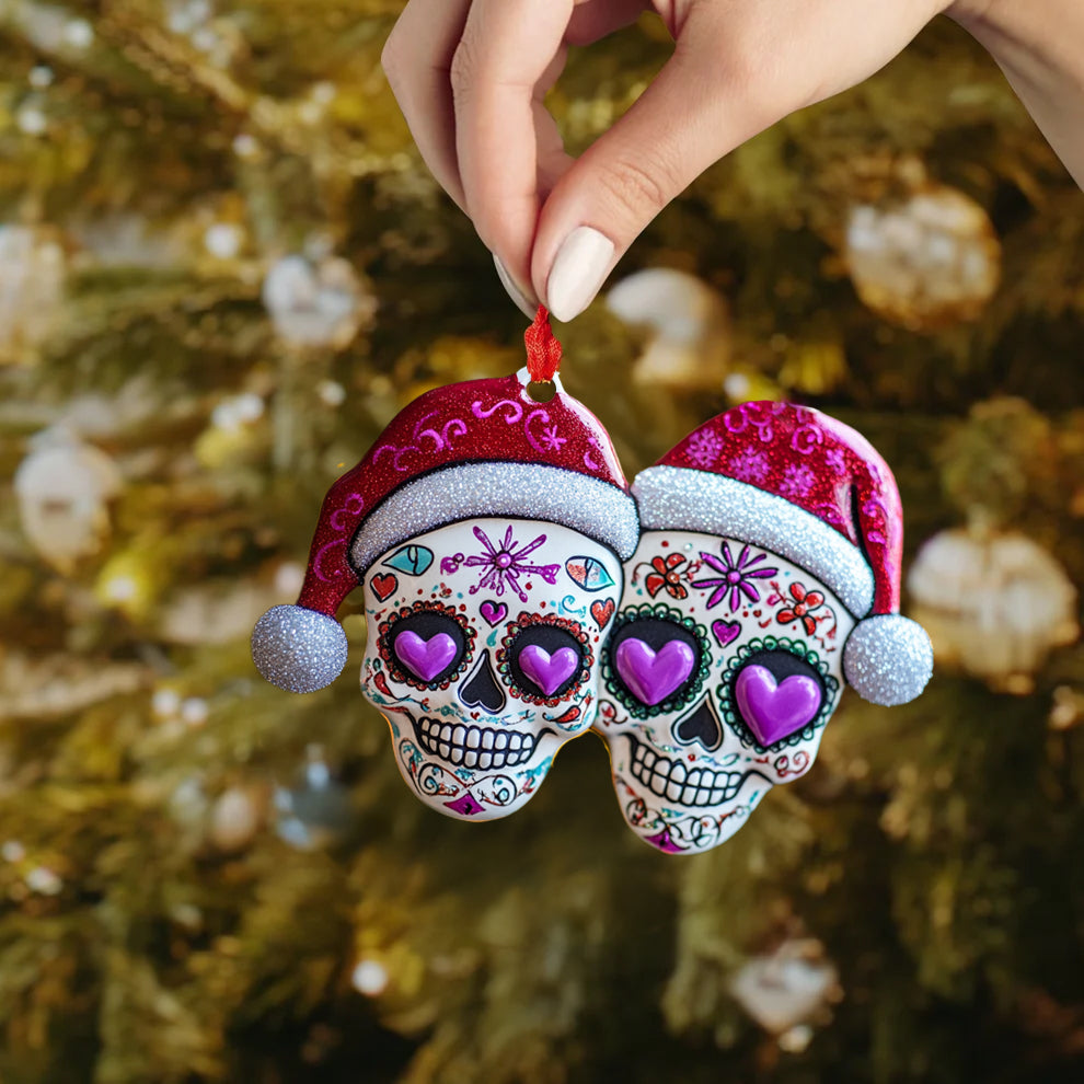 Spheregoods 2D Acrylic Ornament Sugar Skull