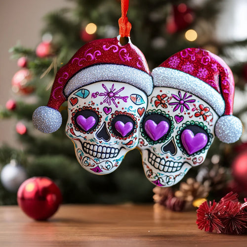 Spheregoods 2D Acrylic Ornament Sugar Skull