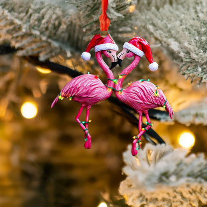 Spheregoods 2D Acrylic Ornament A Flamingo Couple