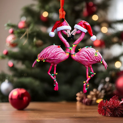 Spheregoods 2D Acrylic Ornament A Flamingo Couple