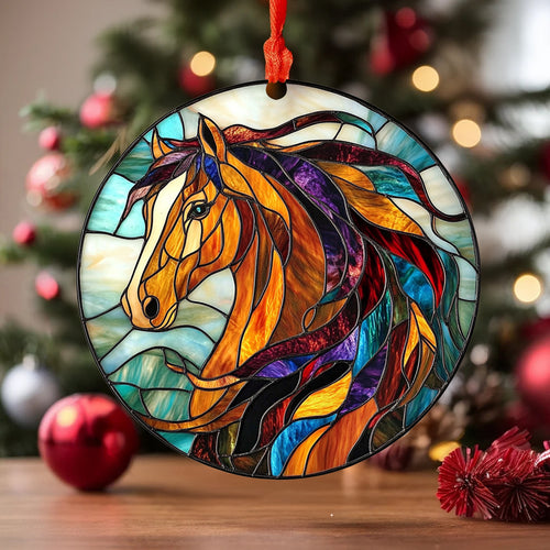 Spheregoods 2D Acrylic Ornament Equine Elegance