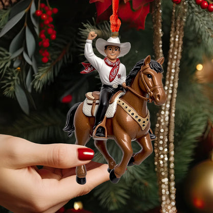 Spheregoods 2D Acrylic Ornament Cowboy Rider