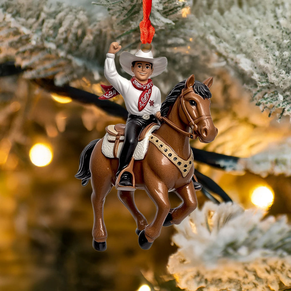 Spheregoods 2D Acrylic Ornament Cowboy Rider