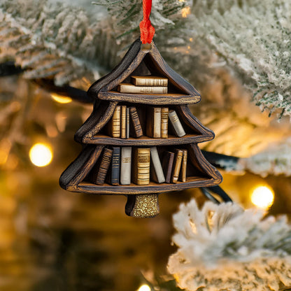 Spheregoods 2D Acrylic Ornament Literary Tree