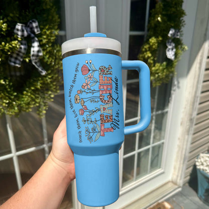 Spheregoods Personalized Tumbler Blooming Educator