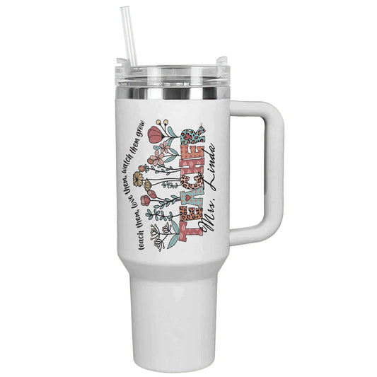 Spheregoods Personalized Tumbler Blooming Educator