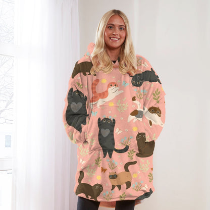 Spheregoods Huggie Blanket Purrfect Paradise