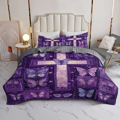 Spheregoods All Season Quilt 3-Piece Set Heavenly Grace