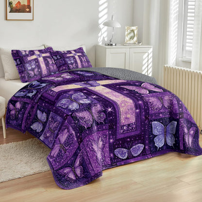 Spheregoods All Season Quilt 3-Piece Set Heavenly Grace