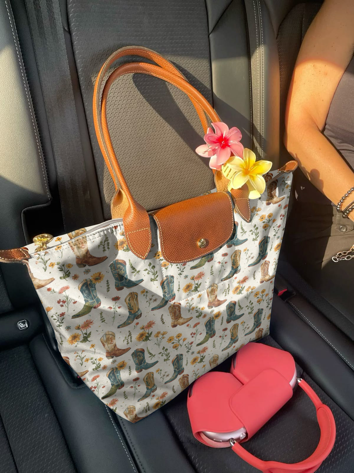 Sphere™ Bag Cowboy Boots & Wildflowers