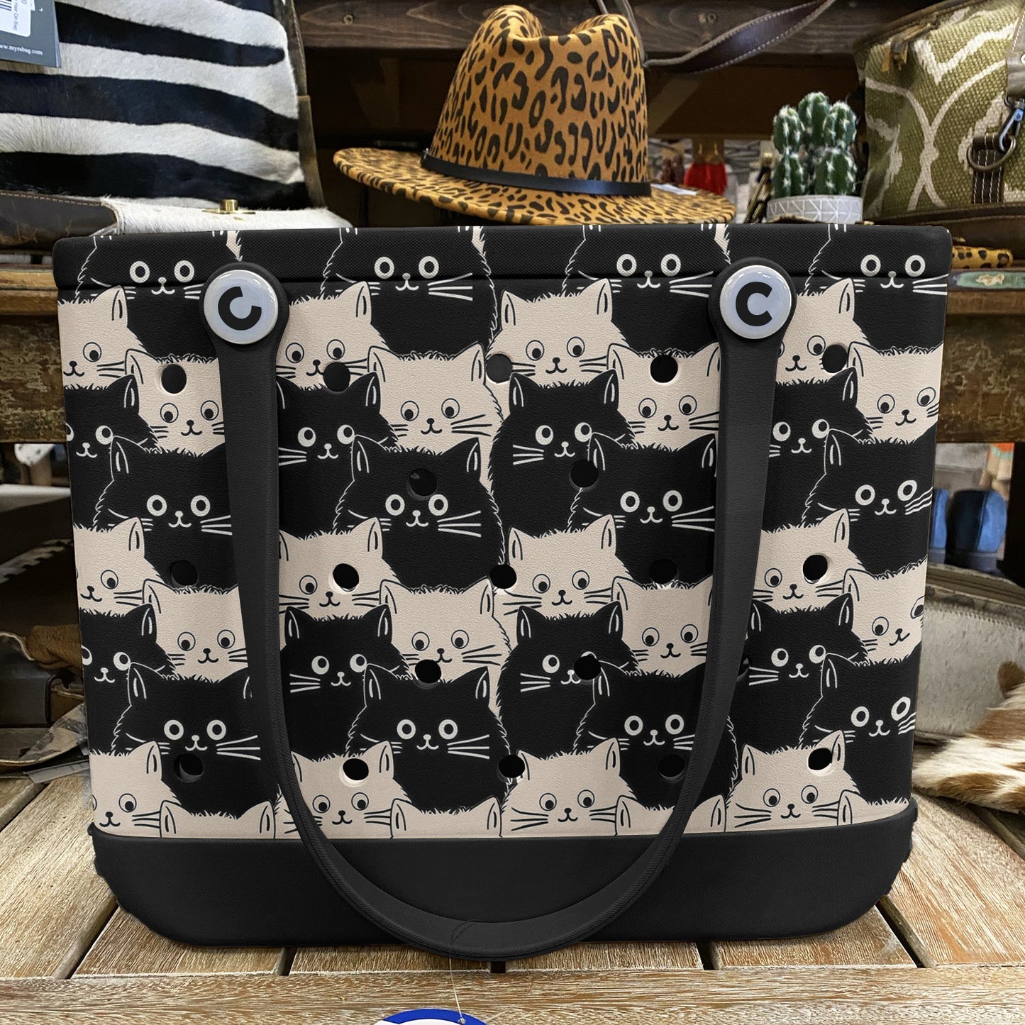 Spheregoods Beach Bag Cute Fat Cats
