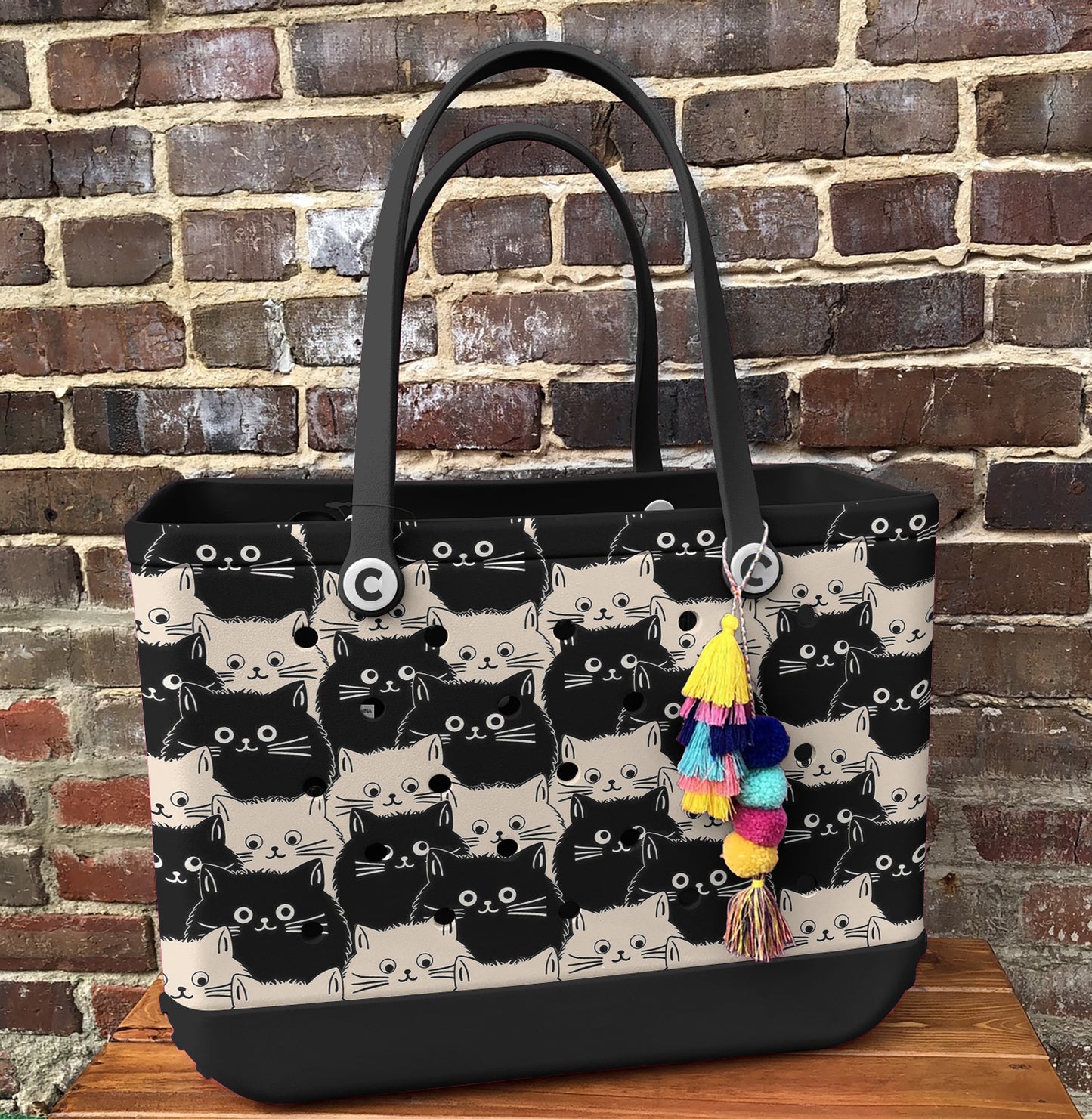 Spheregoods Beach Bag Cute Fat Cats