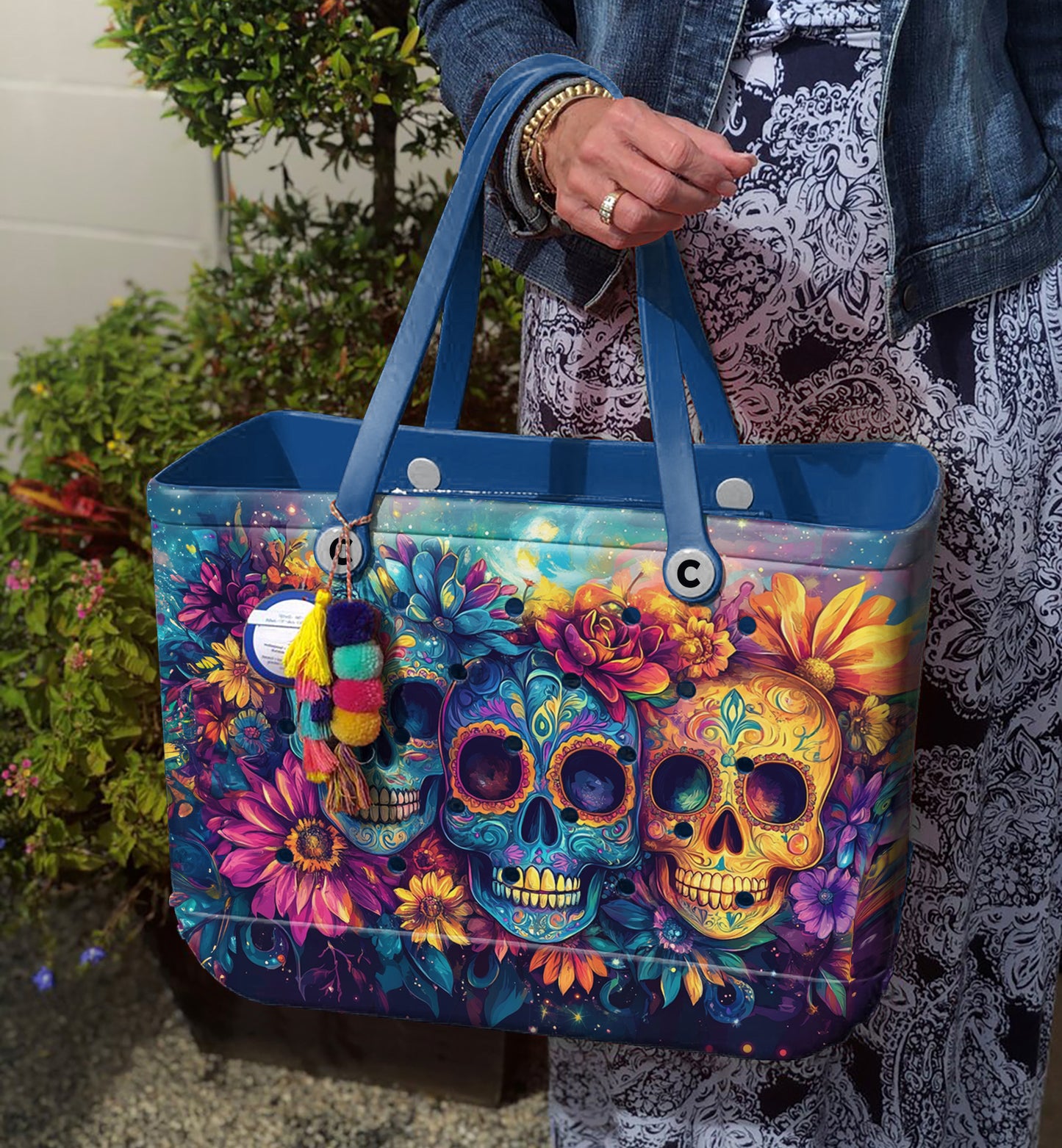 Spheregoods Cee™ Bag Galaxy Skull