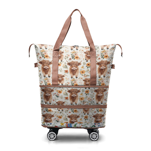 Spheregoods Luggage Bag Highland Blooms