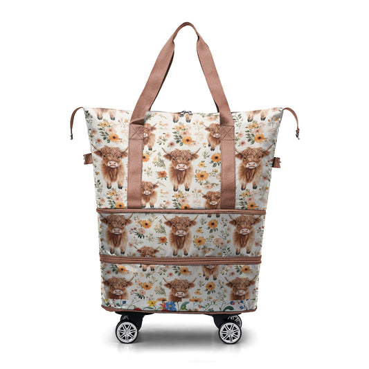 Spheregoods Luggage Bag Highland Blooms
