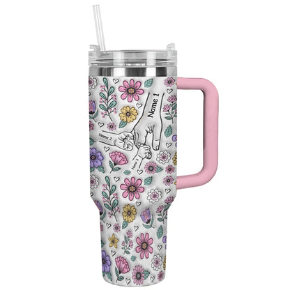 Spheregoods Personalized Tumbler Holding Hands