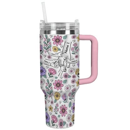 Spheregoods Personalized Tumbler Holding Hands
