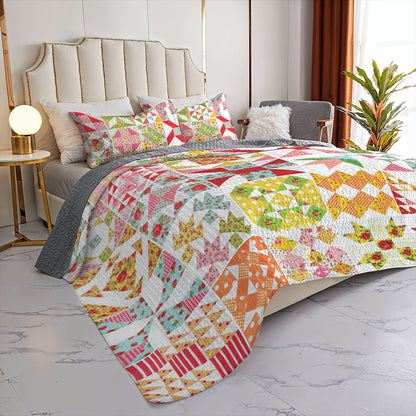 Spheregoods All Season Quilt 3-Piece Set Love you to the moon and back