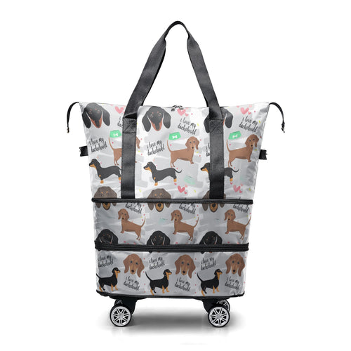 Spheregoods™ Luggage Bag Love My Dachshund