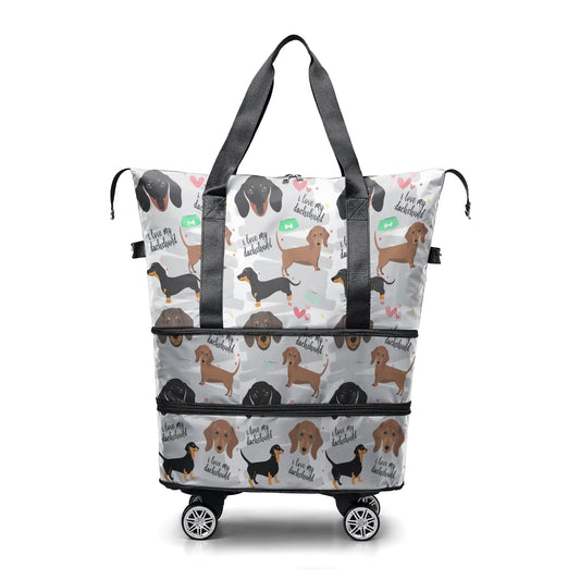 Spheregoods™ Luggage Bag Love My Dachshund